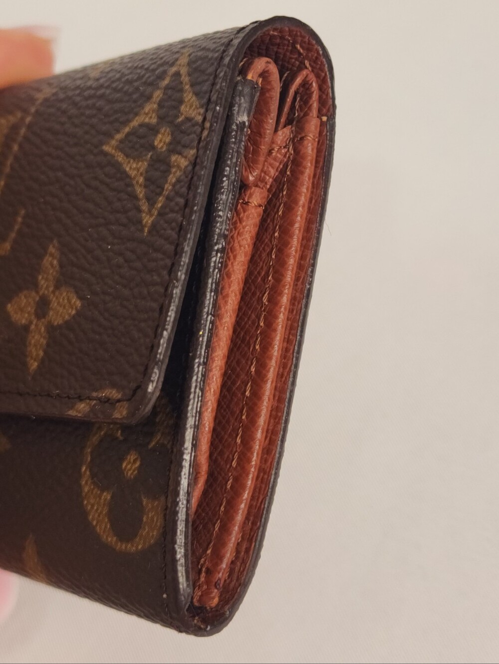 Louis Vuitton Monogram Plat Coin Purse Card Case Holder Wallet - Picture 10 of 16